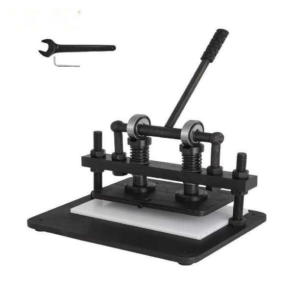 Läderklippmaskin - 1500 kg tryck, 45# stål, asymmetrisk design - VEVOR