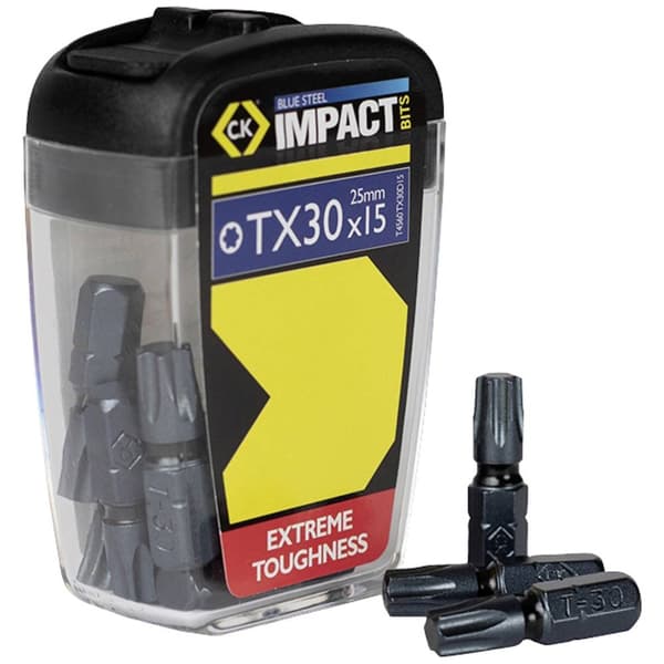 C.K Blue Steel T4560 TX30D15 Sexkants-Bit 15 delar Sexkant