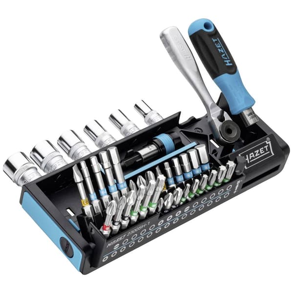 Hazet SmartHolder 2300SH-1 Bit-Set 39 delar Spår, Stjärnspår Phillips, Stjärnspår Pozidriv, Inner-sexkantig, Inner-TORX