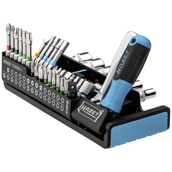 Hazet SmartHolder 2300SH-1 Bit-Set 39 delar Spår, Stjärnspår Phillips, Stjärnspår Pozidriv, Inner-sexkantig, Inner-TORX