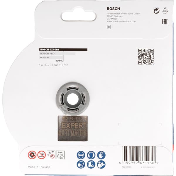 Bosch Professional Multimateriale Diamantskive Expert Turbo X-lock 125 Mm Transparent