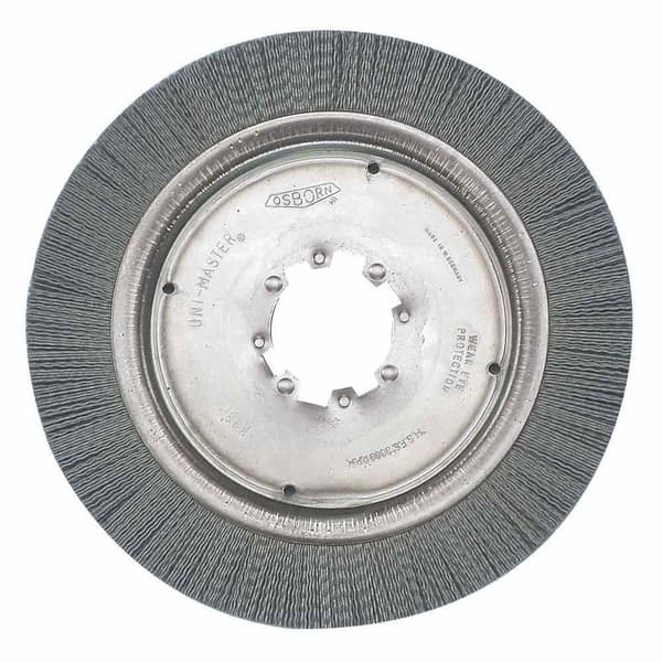 Osborn Hioma Pyöreä Harja 9906015004 75x12x15 Mm Hopeinen