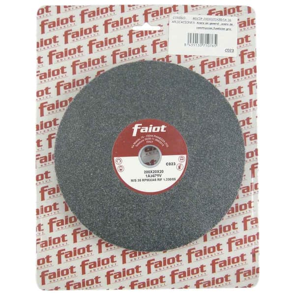 Faiot Slibeskive Mdcip20030201a36 200x30x20 Mm Søvfarvet