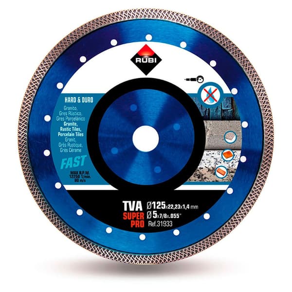 Rubi Diamantskåret Skive R31933 125 Mm Gylden