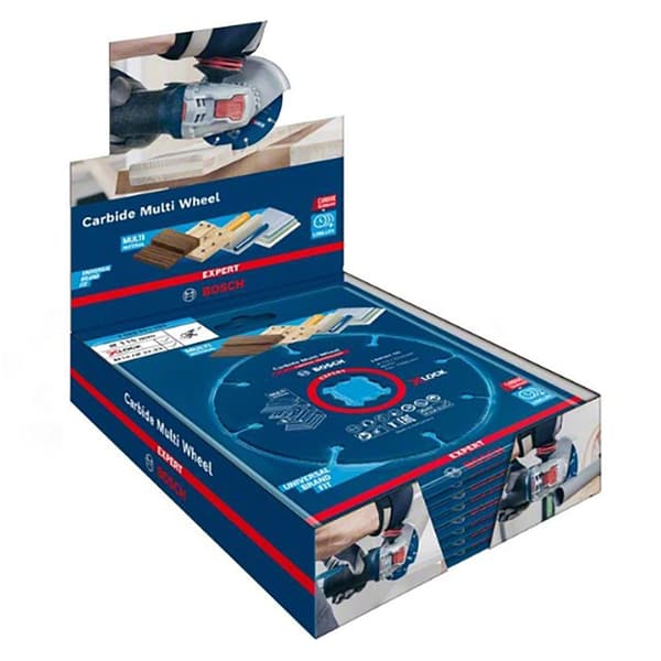 Bosch Professional Træskæreskive X-lock Expert Carbide Multi Wheel: 115x22.23 Mm 10 Enheder Blå