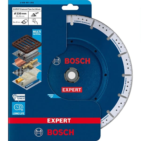 Bosch Professional Diamantskåret Skive X-lock Pipe 230 Mm Søvfarvet