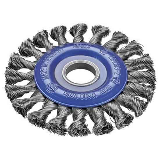 Osborn Flettet Stål Cirkulær Børste 0002631351 115x13 Mm Blå