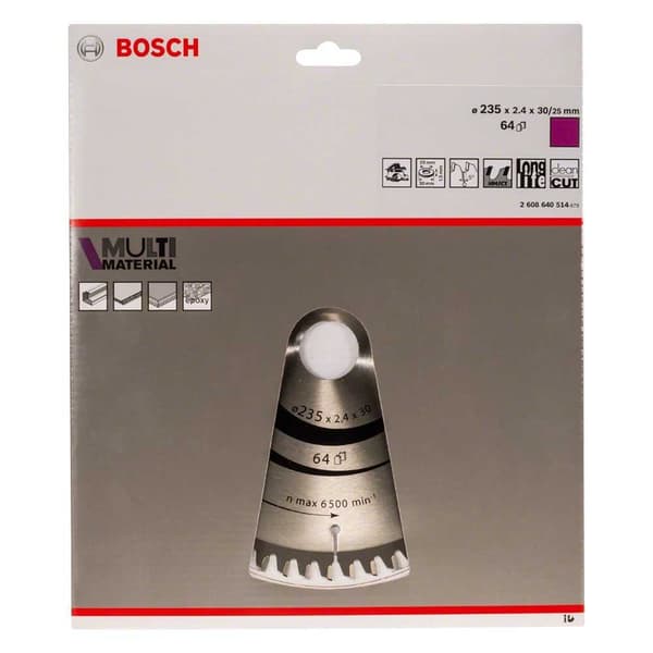 Bosch Professional Multimateriale Cirkulær Skive 235x2.4x30/25d 64tr-f