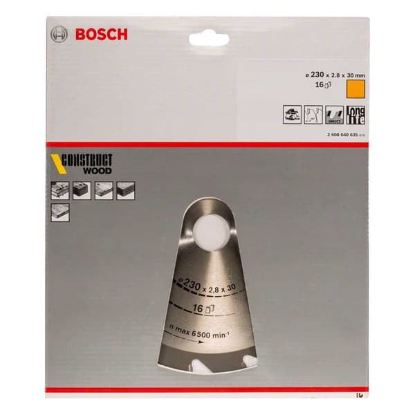 Bosch Professional Rundsavklinge Cw Wo H 230x30-16 Søvfarvet