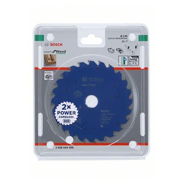 Bosch Professional Træ Rund Skive Expert 136x20x1.5/1x24d Cl Blå