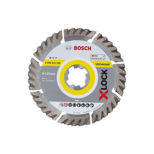 Bosch Professional Diamantskåret Skive Standard For Universal X-lock 125 Mm 2 Enheder Søvfarvet