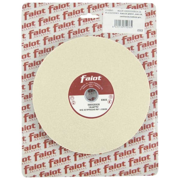 Faiot Slibeskive Mdcip15025209a60 150x25x20 Mm Gul