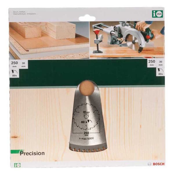 Bosch Professional Cirkelsågblad Gp Wo B 250x30-80 Silver
