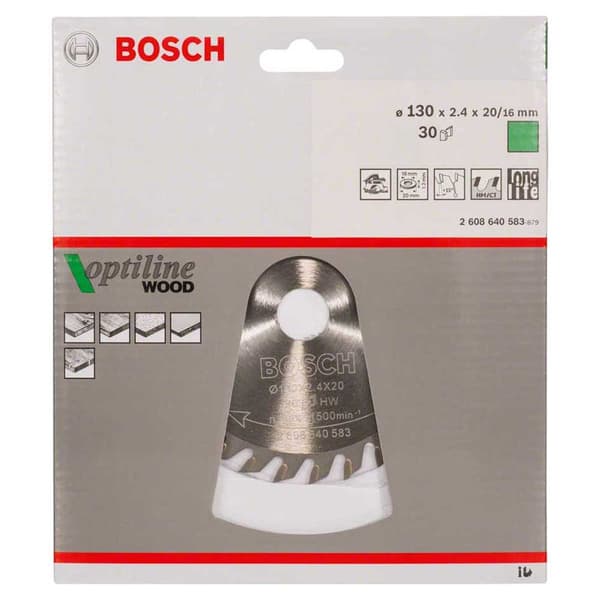 Bosch Professional Multimateriale Cirkulær Skive Op Wo H 130x20-30 Søvfarvet