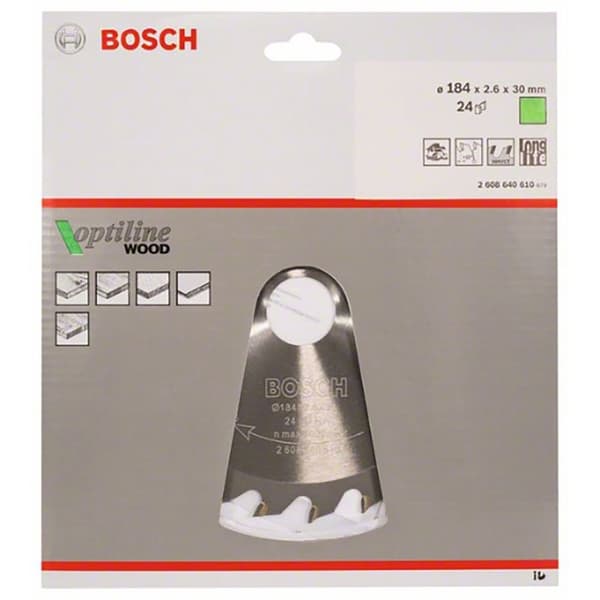 Bosch Professional Multimateriale Cirkulær Skive Op Wo H 184x30-24