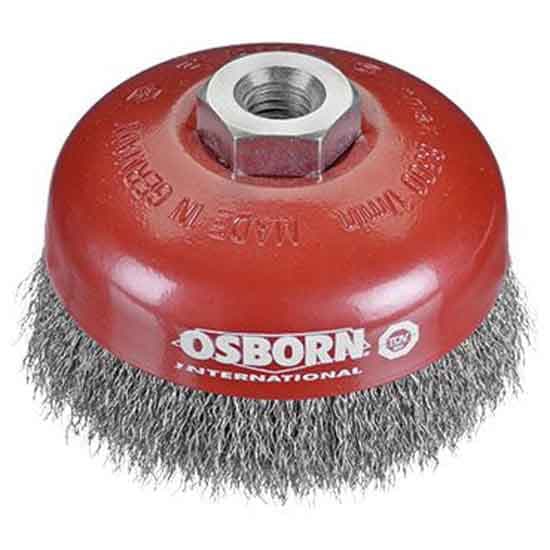 Osborn Vågig Borste 0002613364 M14100x30 Mm Röd