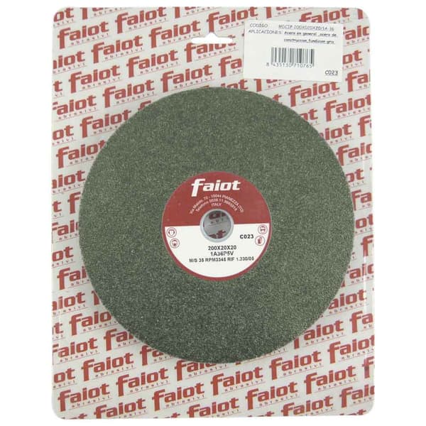 Faiot Slibeskive Mdcip20020208c80 200x20x20 Mm Søvfarvet