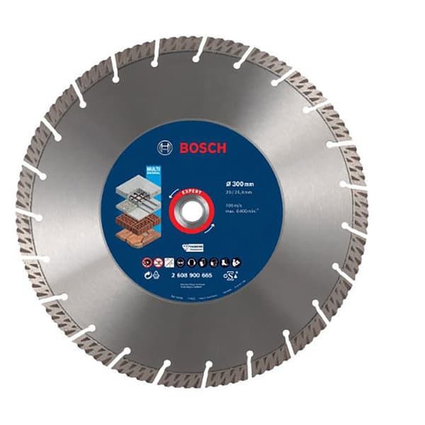 Bosch Professional Diamond-leikkauslevy Expert Multimaterial 300x25.4x2.8x 15 Mm Hopeinen