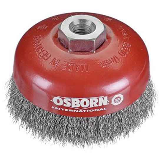 Osborn Bølget Børste 0002613365 M14125x30 Mm Rød