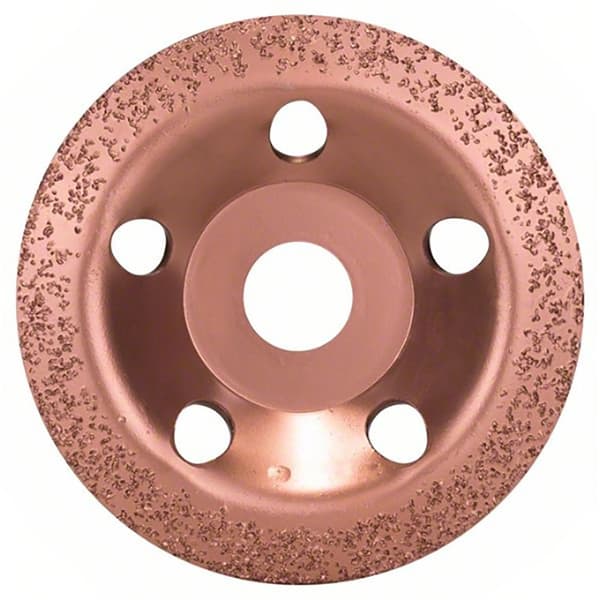 Bosch Professional Konkav Hårdmetal Fin Børstekop 115 Mm Gylden