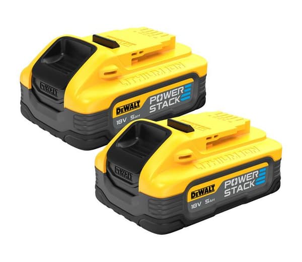 DEWALT BATTERI 18V 5,0Ah 2 st. POWERSTACK DCBP518H2