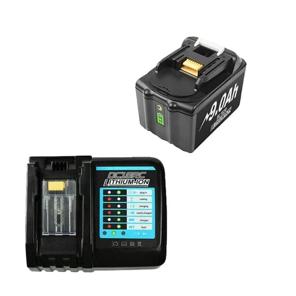 Makita BL1860B Batteri, 18V, 90Ah, Långvarig Kraft, 2 st 90