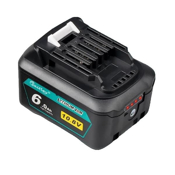 Litiumbatteri, 12V 60Ah kapacitet, uppladdningsbart för Makitas elverktyg, 6Ah batteri 1 st