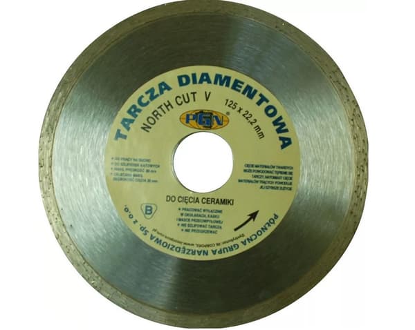 DIAMANT DISC 230x22,2mm KONTINUERLIG STANDARD NORTH CUT V PGN