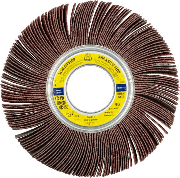 MONTERET FLAPHJUL 150x50 gr. 80 SM 611 KLINGSPOR (Pakke - 3 stk.)