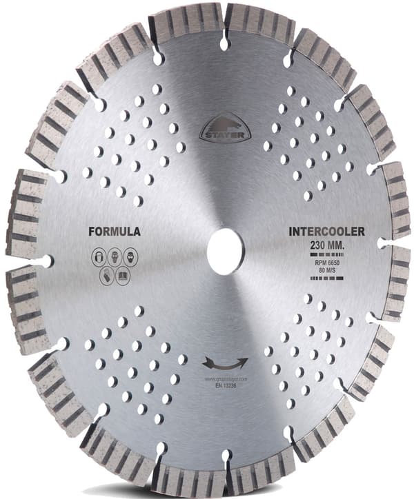 DIAMOND DISC 125x22.2mm SEGMENTETTI TURBO FORMULA VÄLIJÄÄHDYTYSSAYER