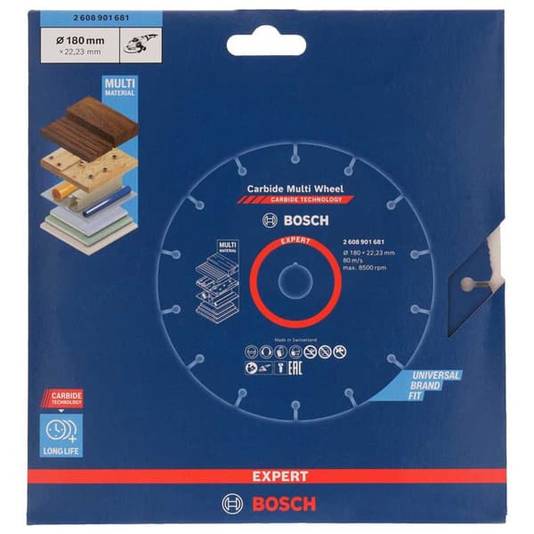 Bosch Expert 180 Mm Karbid Multihjul