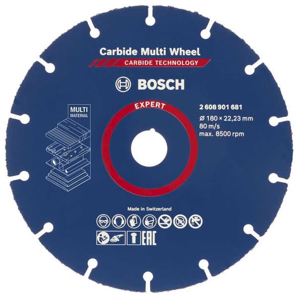 Bosch Expert 180 Mm Karbid Multihjul