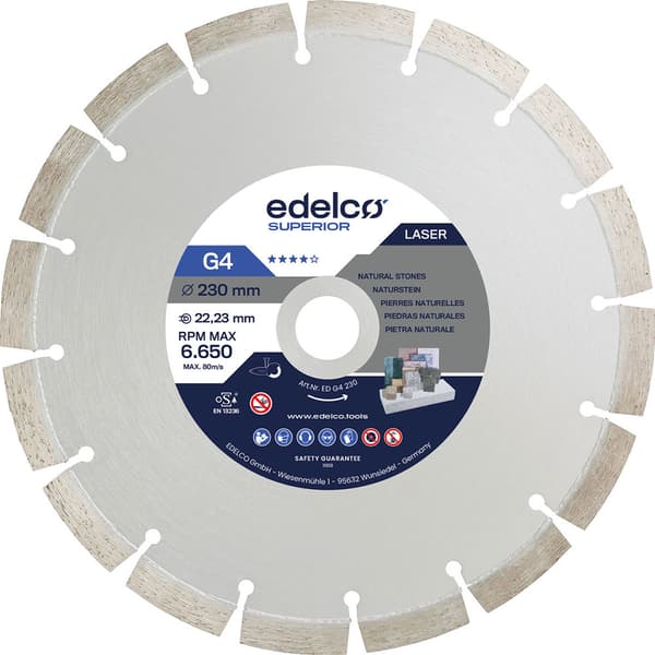 Edelco Diamantskive Til Granit G4 115x22 Mm