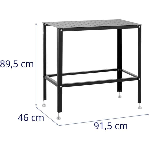 Asennushitsauspöytä rei'itetty kansi 3 mm 91,5 x 46 cm 100 kg asti