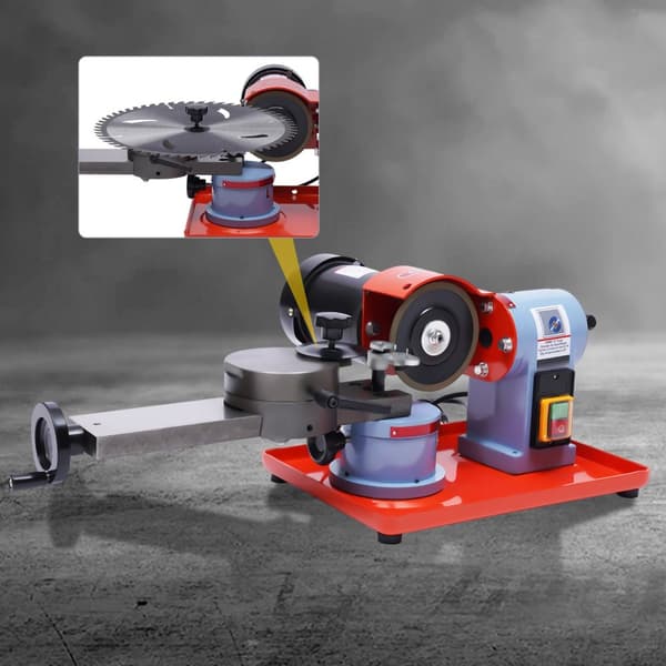 Træbearbejdnings Gear Grinder Maskine, 250W Kraft, Justerbar Hastighed, Høj Præcisionsslibning