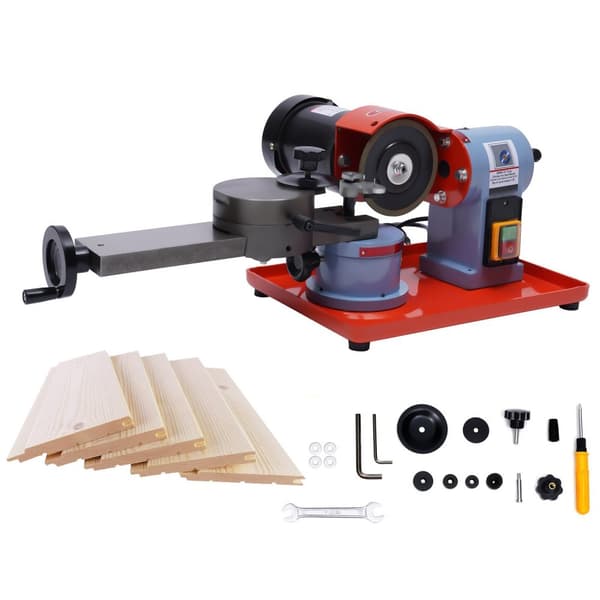 Træbearbejdnings Gear Grinder Maskine, 250W Kraft, Justerbar Hastighed, Høj Præcisionsslibning
