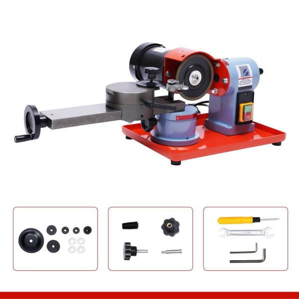 Træbearbejdnings Gear Grinder Maskine, 250W Kraft, Justerbar Hastighed, Høj Præcisionsslibning