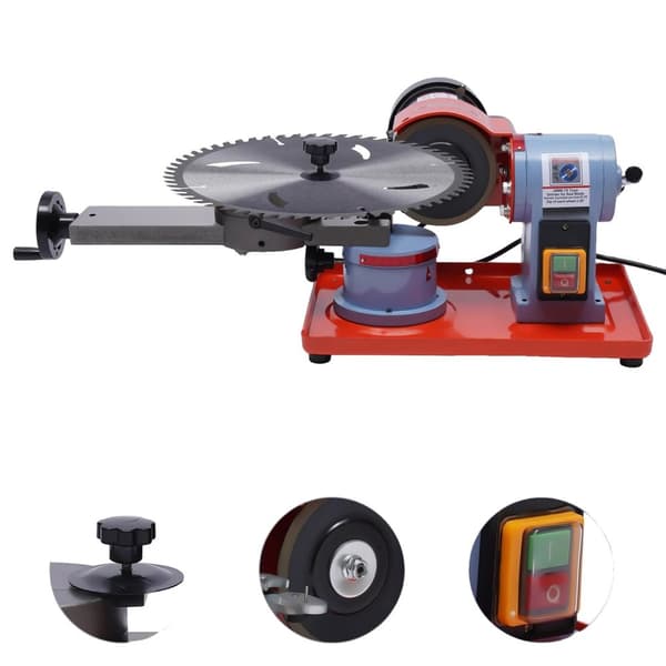 Træbearbejdnings Gear Grinder Maskine, 250W Kraft, Justerbar Hastighed, Høj Præcisionsslibning