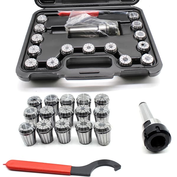 MT3 ER32 Chuck Set, Precision Collet Holder, Hållare för precisionsspännhylsor, Hållbar metallkonstruktion, 15 storlekar på spännhylsor