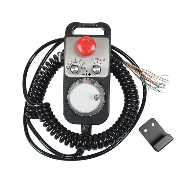 6-akselinen MPG-riippukäsiwheeli, 100 pulssin lähtö, E-stop-toiminto, 5V jännite