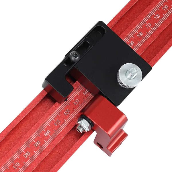 Aluminium T-spår Miter Guide, Hållbar Aluminium-kopparlegering, Precision Skärning, Enkel Installation
