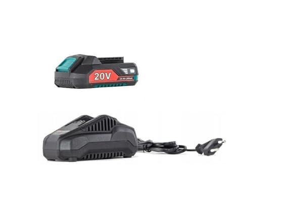 NAC LADDARE OCH BATTERISET 20V 2Ah B-20-BC-LI