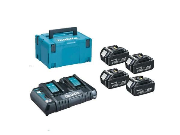 MAKITA POWER KIT 18V (BL1850Bx4+DC18RD) MAKPAC