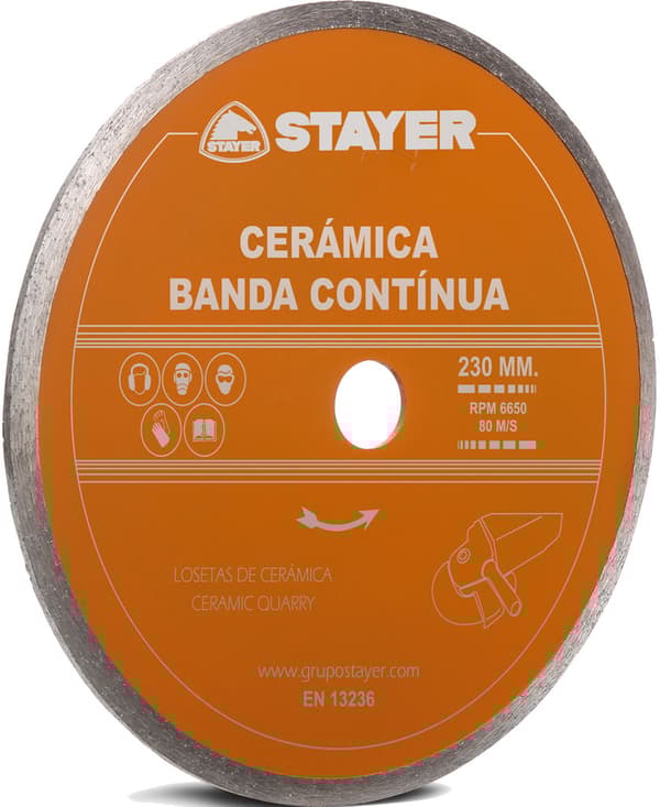 DIAMOND DISC 125x22,2mm KONTINUERLIG STANDARD CERAMICA STAYER