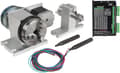 Miniatyrbillede 1 af 2: CNC Rotær 4. akse, 4:1 reduktionsforhold, Nema17 steppermotor,tilføj DM556S