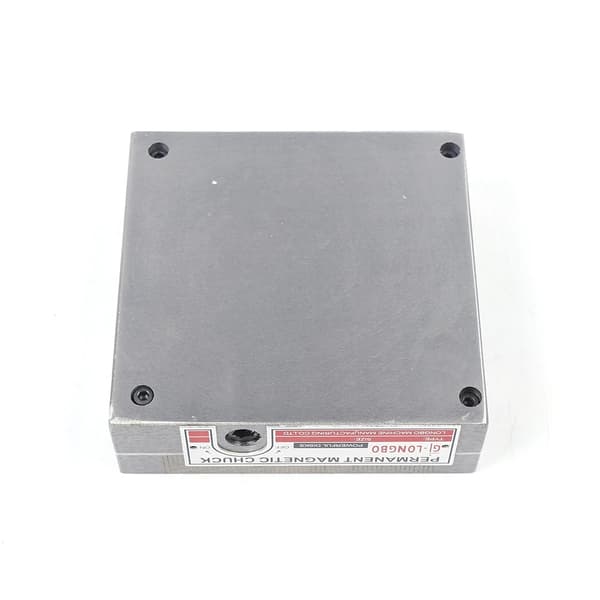 Permanent magnetisk chuck, 150 mm størrelse, 45 mm højde,Lys grå