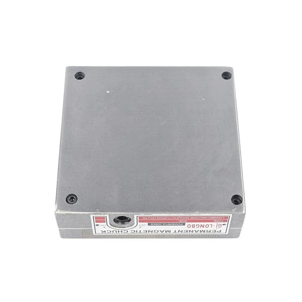 Permanent magnetisk chuck, 150 mm størrelse, 45 mm højde,Lys grå
