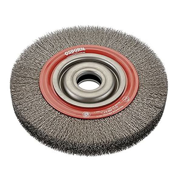 Osborn Pyöreä Aaltoileva Lankaharja 9902544441 150x20x25 Mm Hopeinen