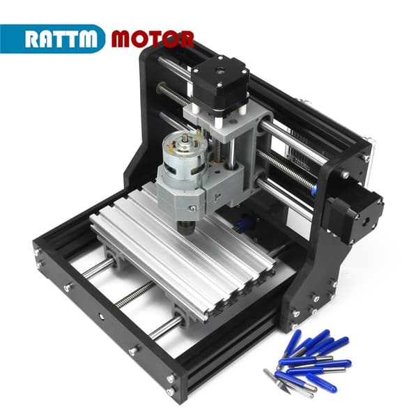 Mini CNC-fræsemaskine, Open Source kontrol, Multi-strøm laser muligheder,1610 Pro med ER11