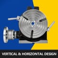 Miniatyrbild 3 av 5: Rotary Table, 8-tumsdesign, 360-graders precision,8-tums 4-slot